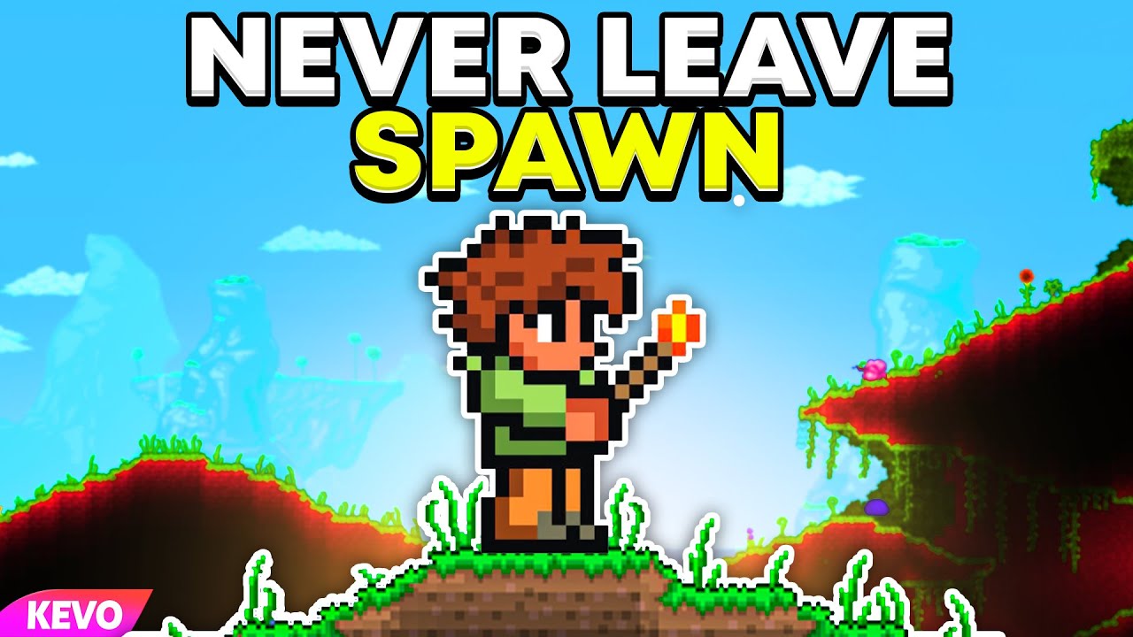 This is what happens if you never leave spawn in Terraria