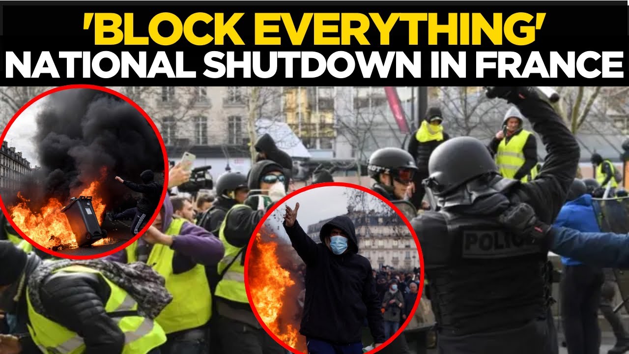 LIVE France Protest: France's 'Block Everything' Protest Movement Adds to Macron Woes | Paris Riot