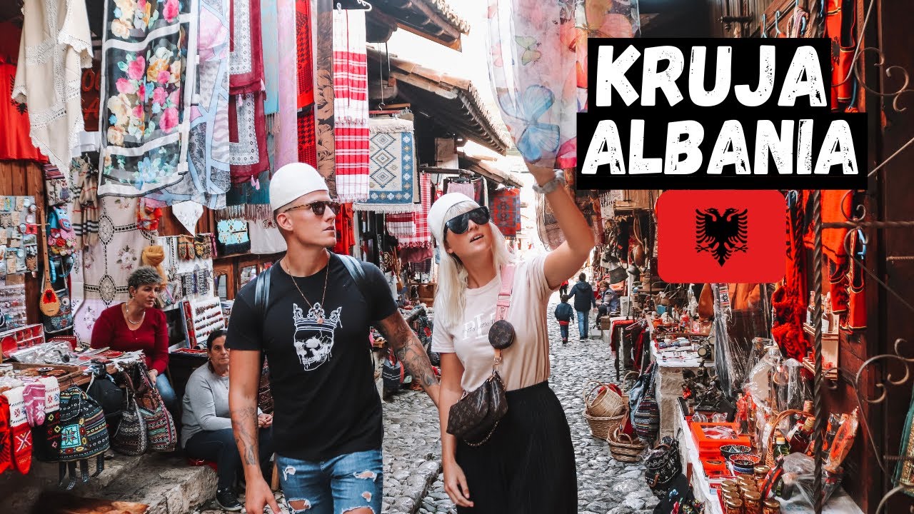 INSANE Albanian Mountain Town, Krujë! Traditional BAZAAR Shopping and Eating Local Food!