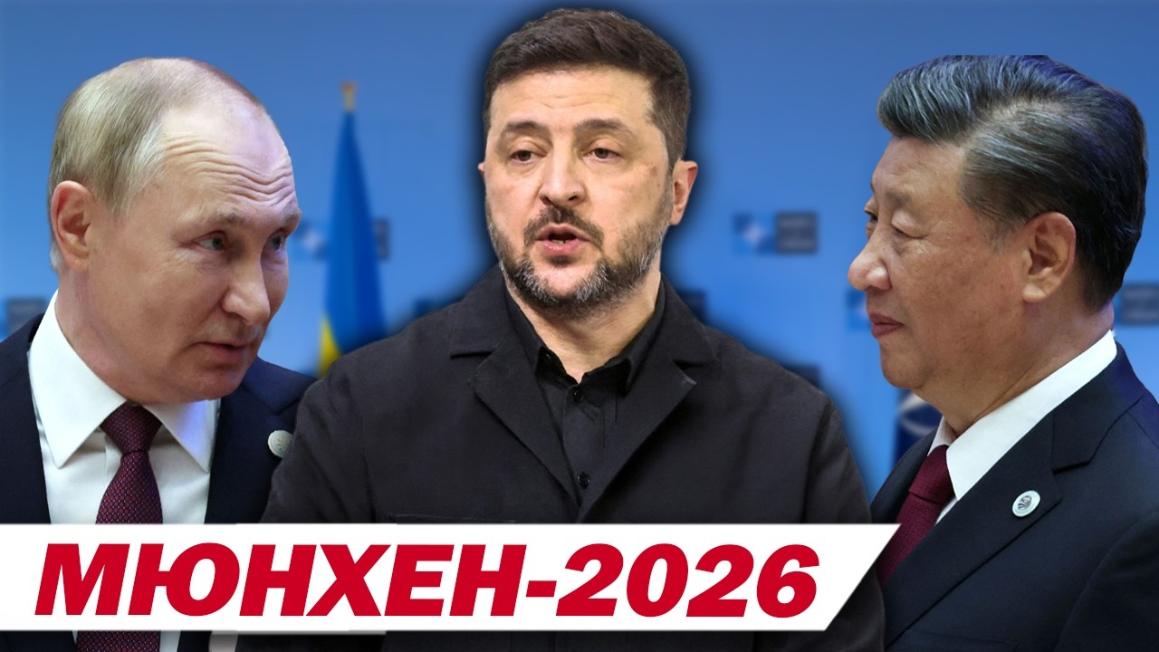 МЮНХЕН-2026: Різкі заяви Зеленського і лицемірство Китаю, який може завершити війну дзвінком Путіну