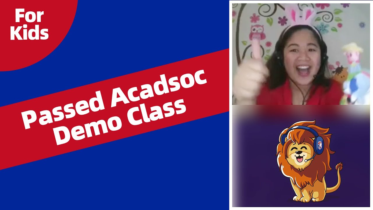 Passed Acadsoc Demo Class in May 2021 | Online English tutor | How to pass Teaching Lesson