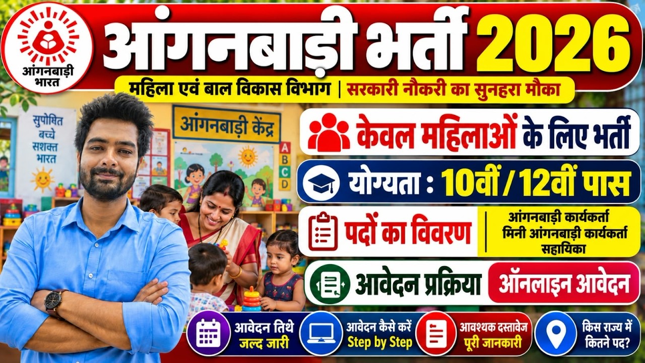 Anganwadi Supervisor Bharti 2026 | New Vacancy 2026 | Anganwadi Bharti 2026 #Anganwadi​ #Supervisor​
