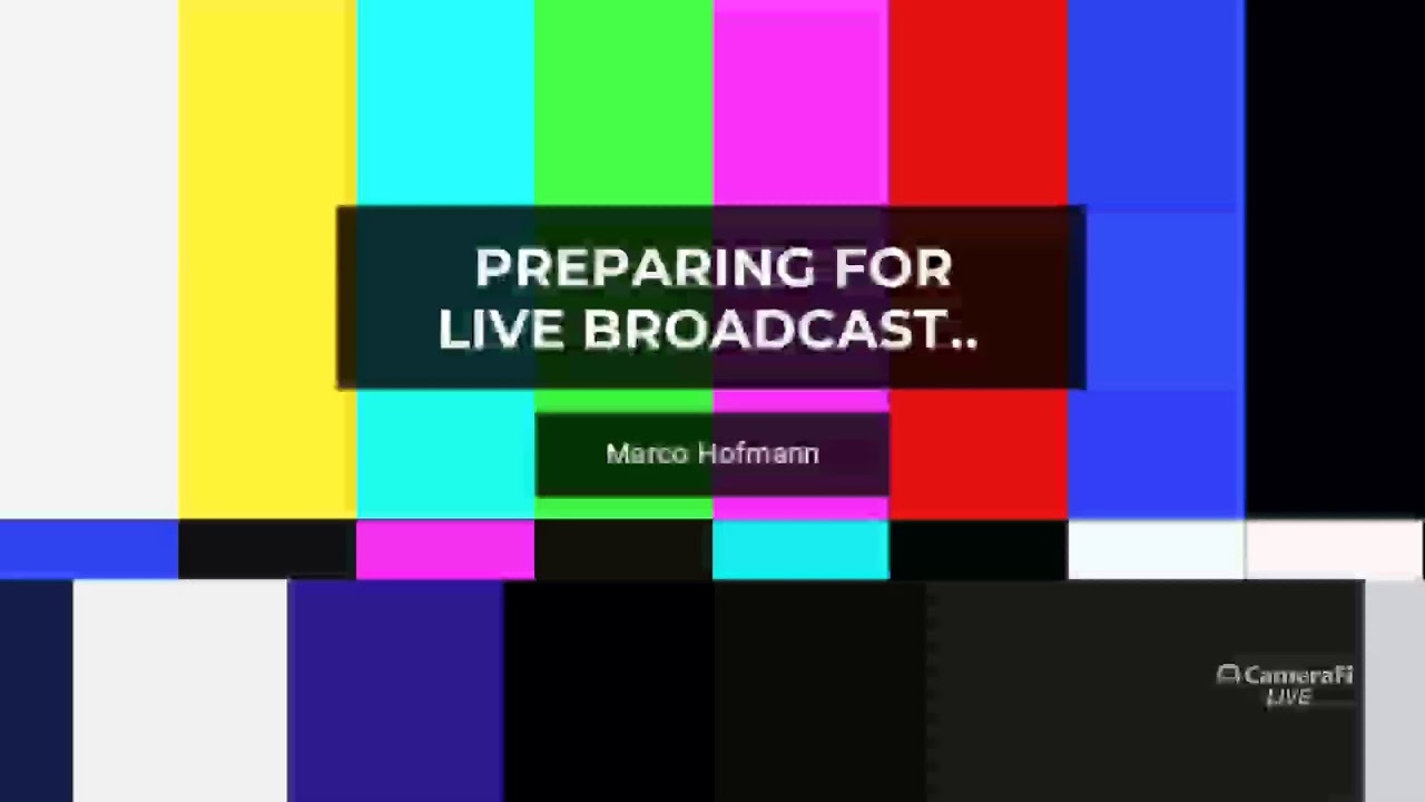 Marco Hofmann's broadcast