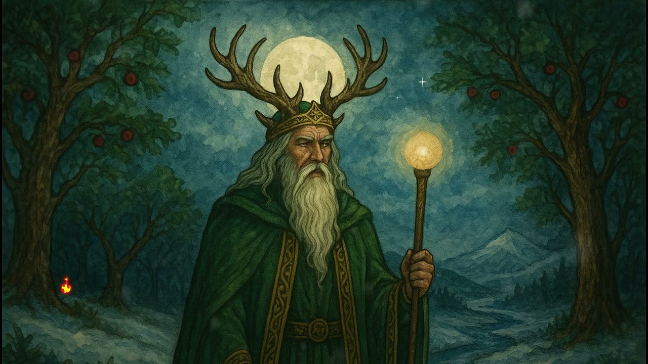 Celtic Yule ❄️ Relaxing Harp & Flute Music | Peaceful Winter Solstice & Druid Celebration