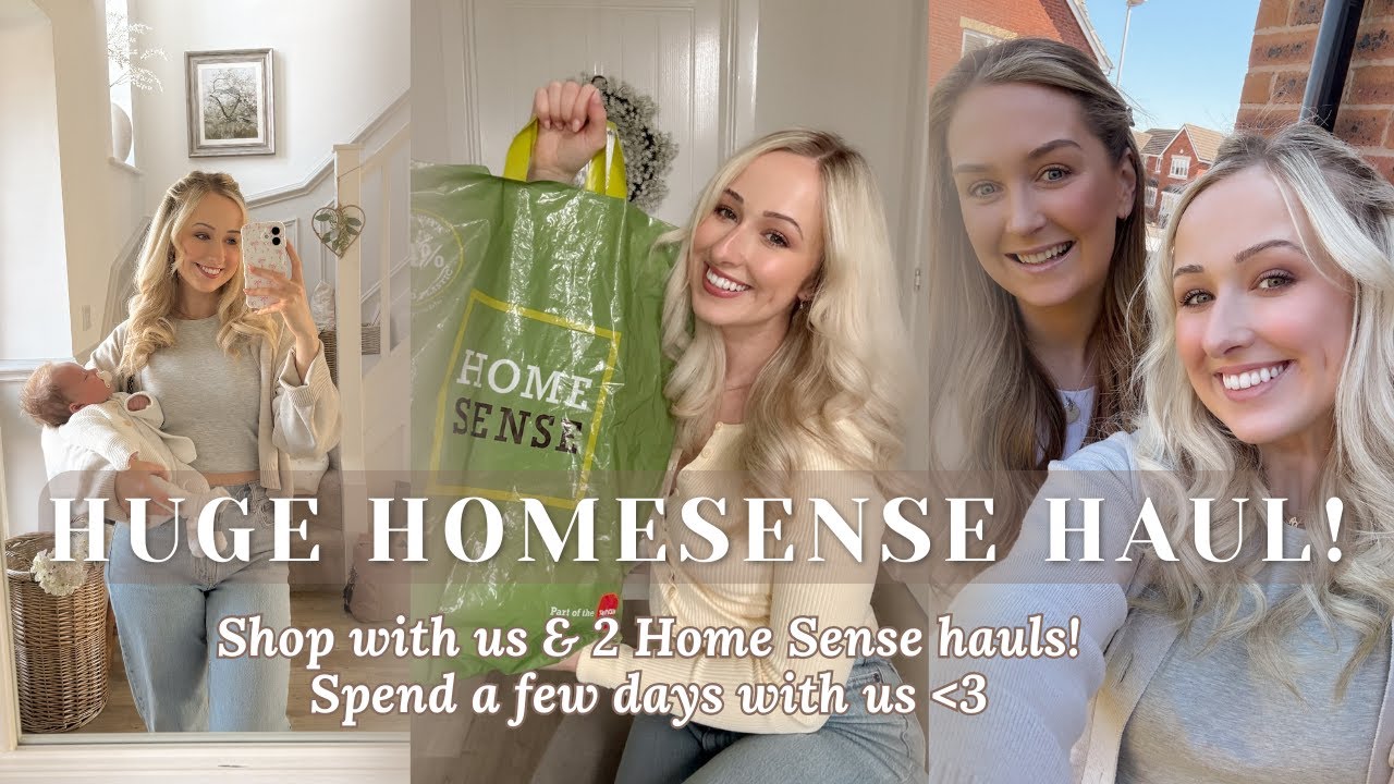 BIGGEST HOMESENSE HAUL! Shop with us & home decor haul! The best bargain finds Spring summer 2025