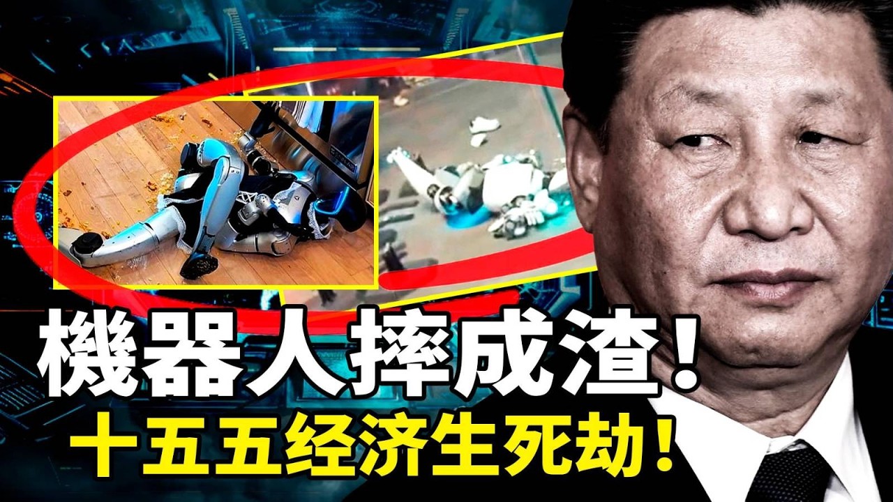 習近平押注「新質生產力」救經濟？機器人碎一地，AI養龍蝦一周翻車，「習式新引擎」全線翻車！解析十五五規劃：GDP目標首降，房地產熄火後的中國經濟真相。