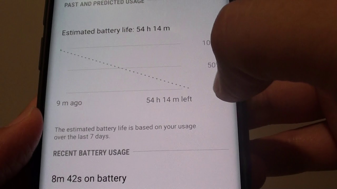 Samsung Galaxy S9 / S9+: How to View Battery Usage