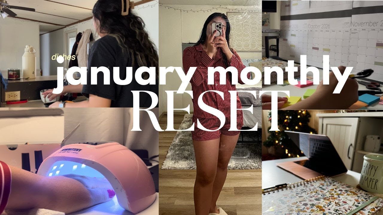Reset With Me Before the New Year 🎊| Cozy & Realistic | Cleaning, Planning, Self Care & More ⭐️