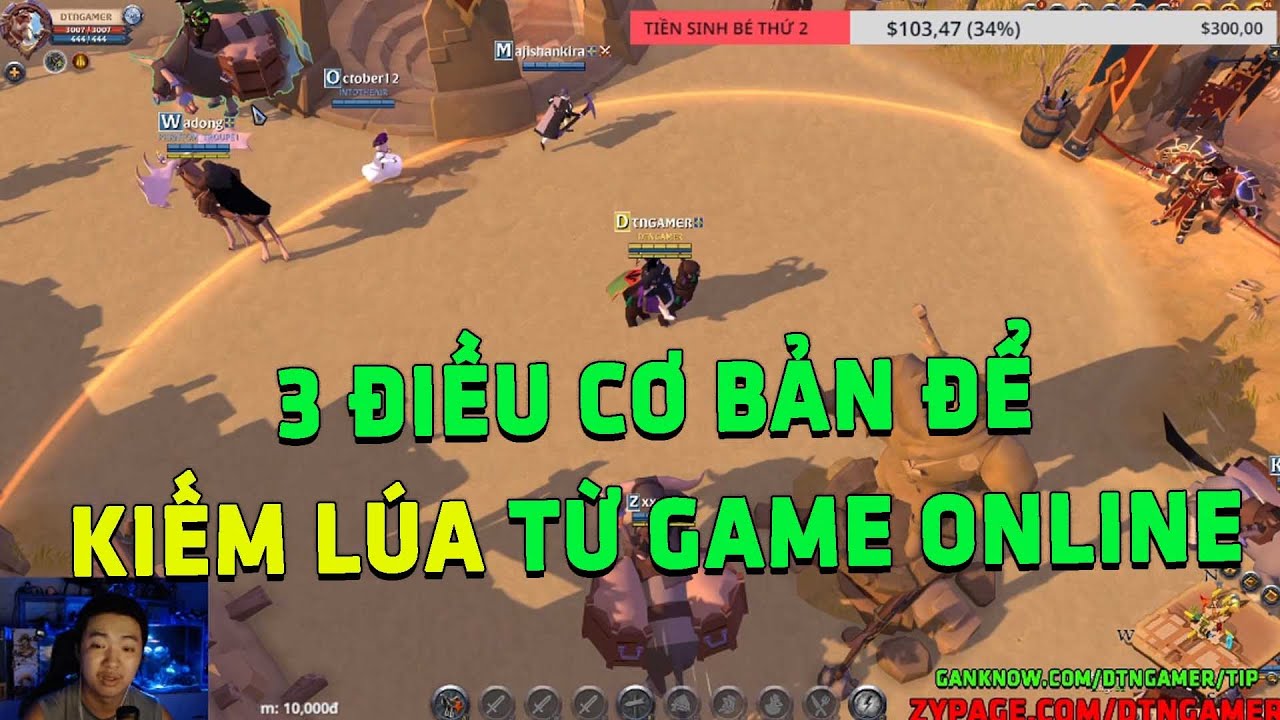 3 Điều Cơ Bản Về kiếm L&Uacute;A THẬT trong Game Online v&agrave; Albion