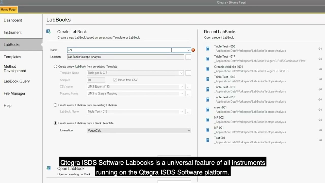 Qtegra ISDS Software for EA-IRMS