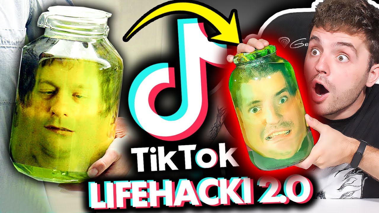 Testuje SZOKUJĄCE LIFEHACKI z TikToka! *głowa w słoju*