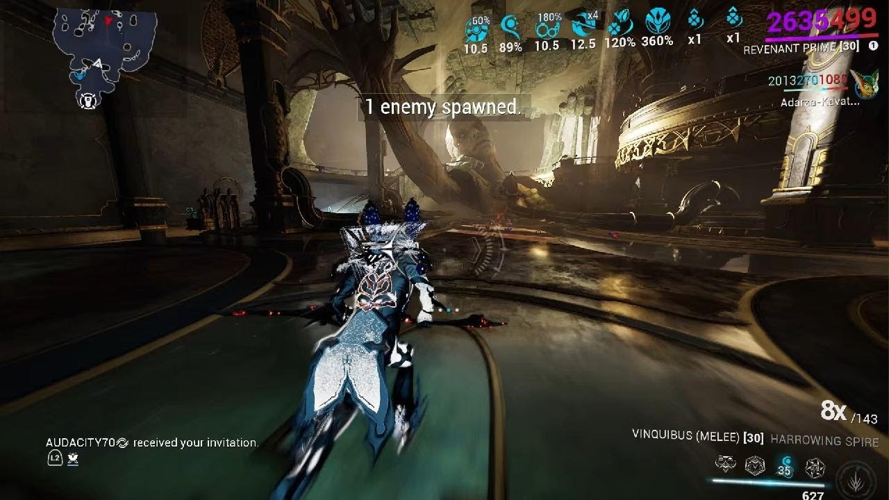 Warframe Vinquibus kill a Juggernaut 230 lvl in 1 hit