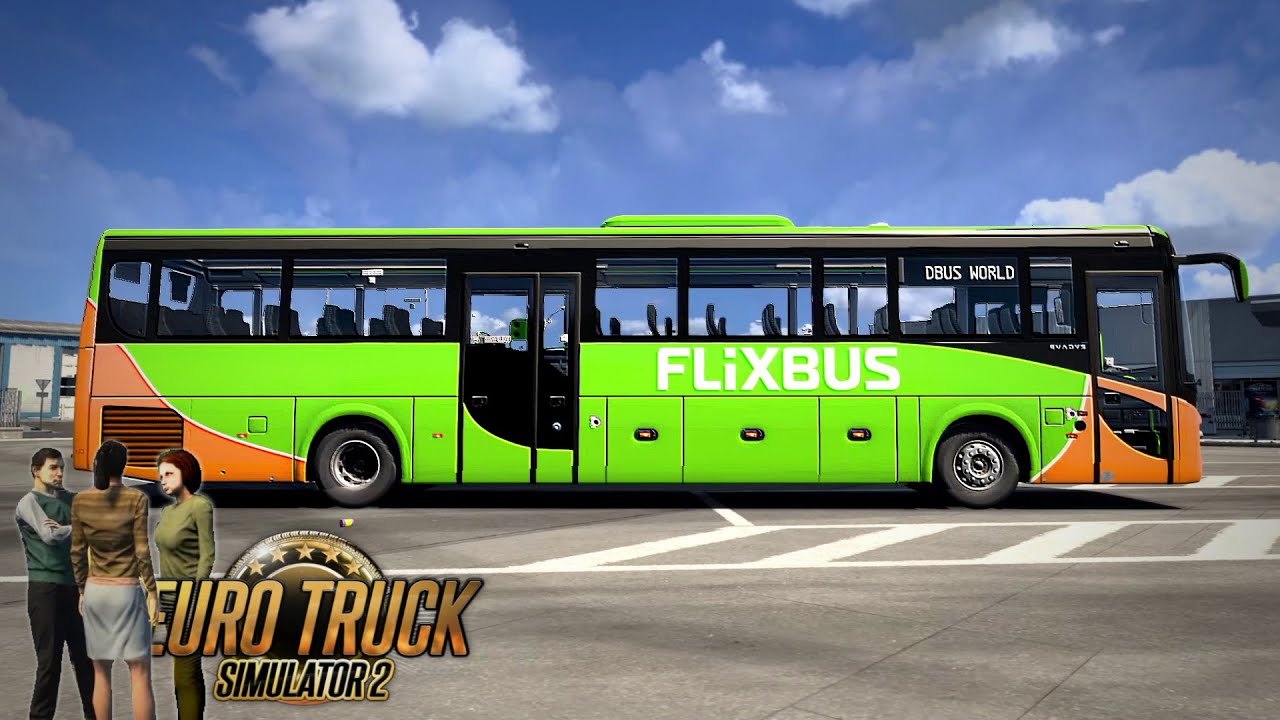 ETS2 Bus-Mod: Fernbus auf der EUROPA-Karte | ETS 2 DBus Client