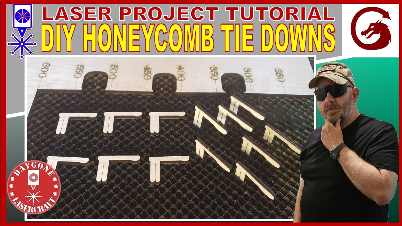 Honeycomb Tie Down Pins | Beginner Laser Project 49