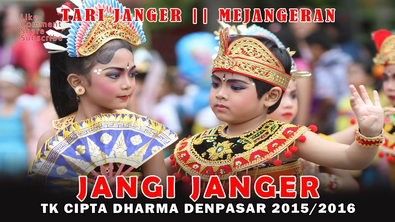 TARI JANGER || MAMA MAMA HISTERIS || TK CIPTA DHARMA #jangijanger #mejangeran #tarijanger