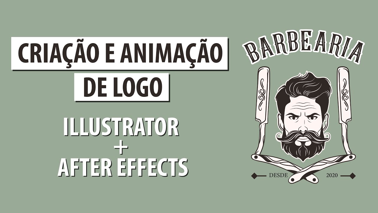 Como criar e animar um Logotipo utilizando o Illustrator e o After Effects (Logo Review)