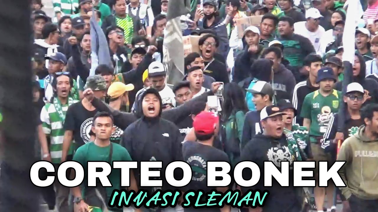 Cara Ribuan Bonek Datang dan Masuki Stadion Maguwoharjo Sleman | Tribun Tamu Langsung Full