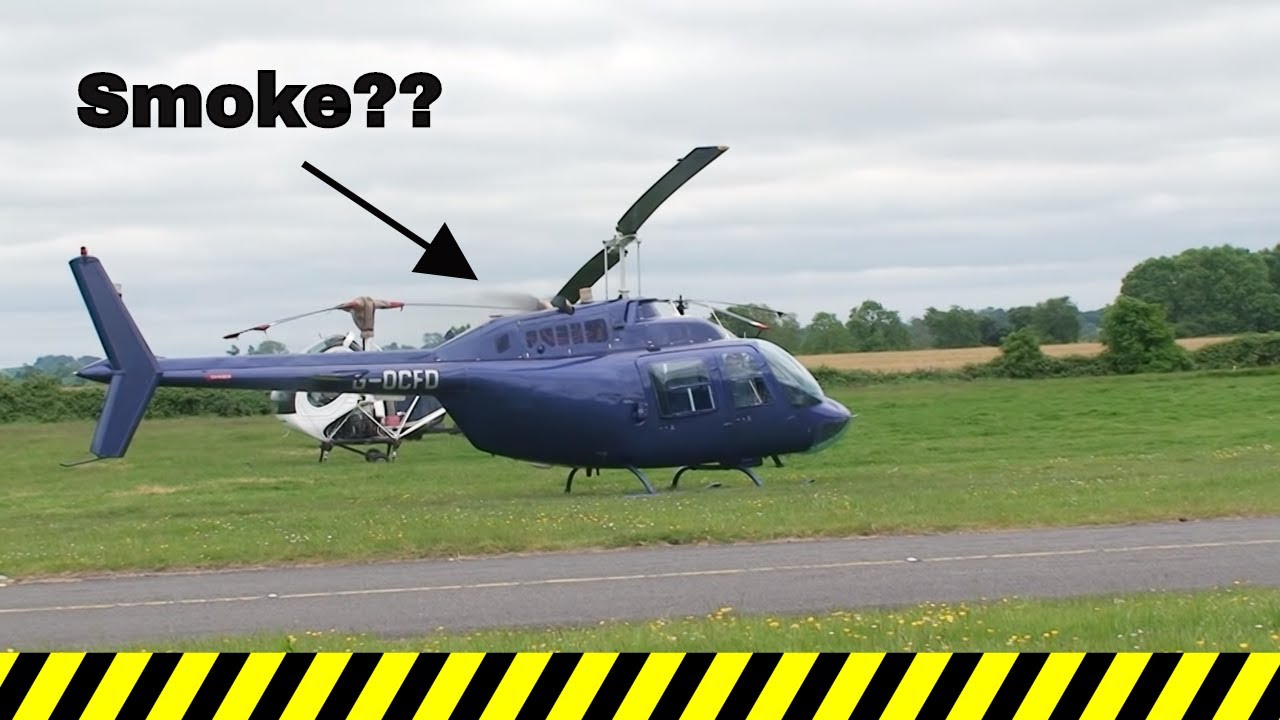 Hung Start or hot Start? Bell Jet Ranger 206b Helicopter
