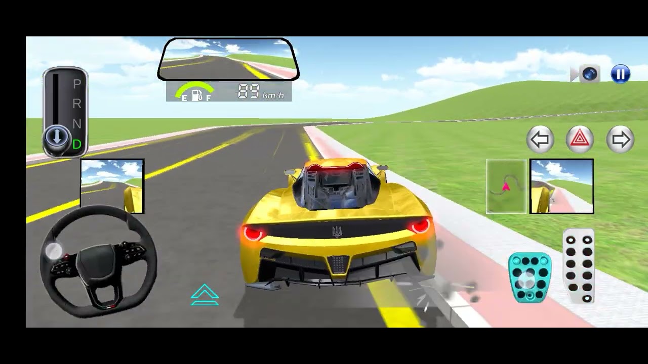 3D DRİVİNG CLASS ARABA OYUNU SERBEST SÜRÜŞ İZLE 