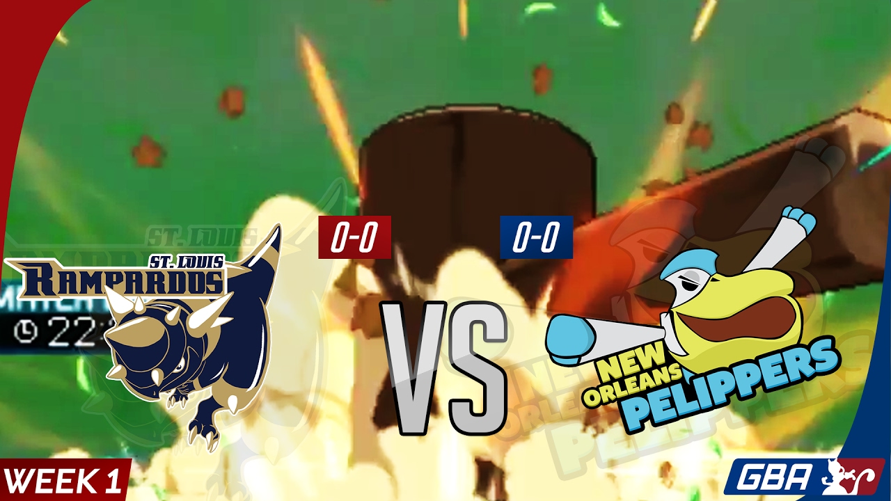 HAMMER TIME! St. Louis Rampardos VS New Orleans Pelippers Week 1 GBA S7 | Pokemon Sun Moon WiFi