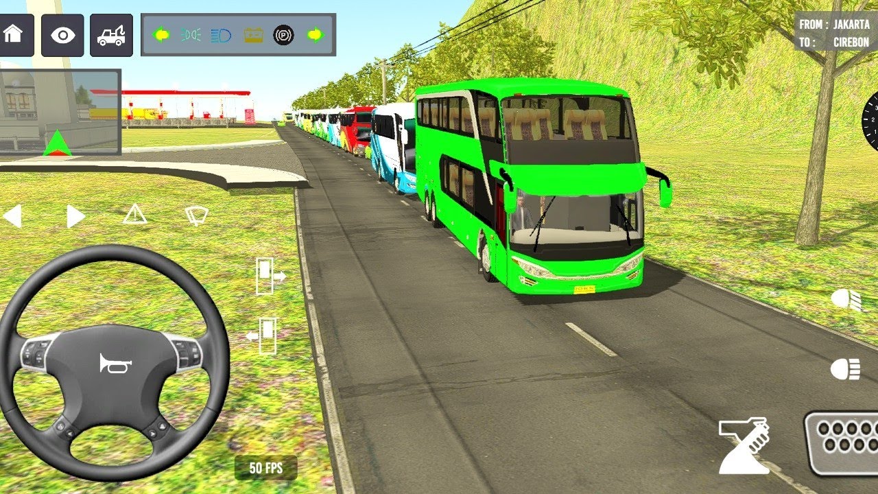 Indonesia Coach bus driving || Euro Bus Simulator 2025 Android gameplay ||  part 5