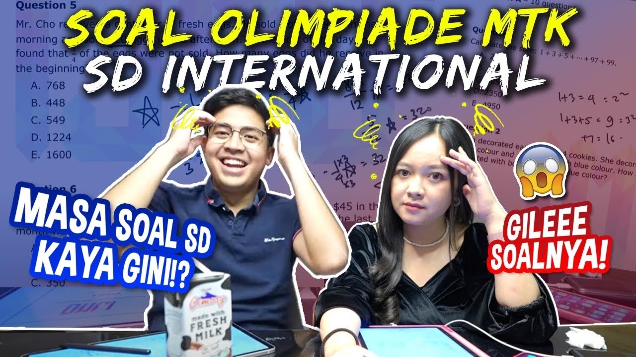 CHALLENGE KERJAIN SOAL OLIM MATEMATIKA KELAS 6 SD INTERNASIONAL! SERU BANGET!