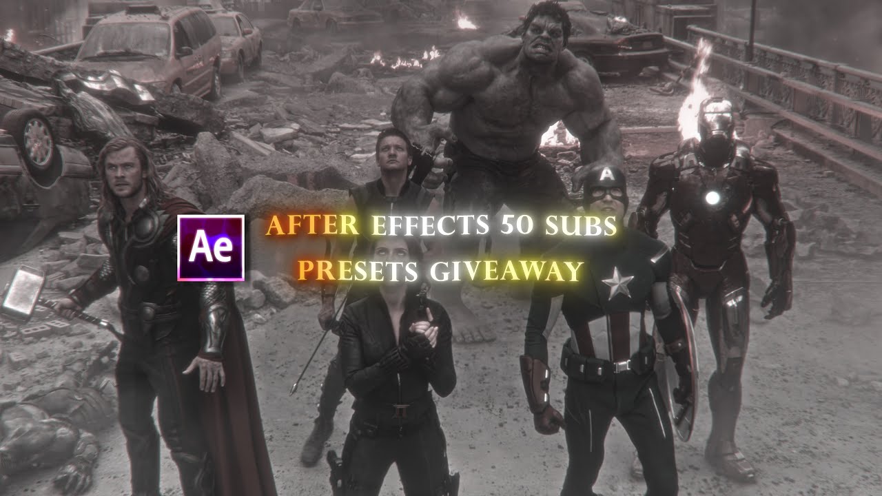 50 SUBS SPECIAL GIVEAWAY | AFTER EFFECTS