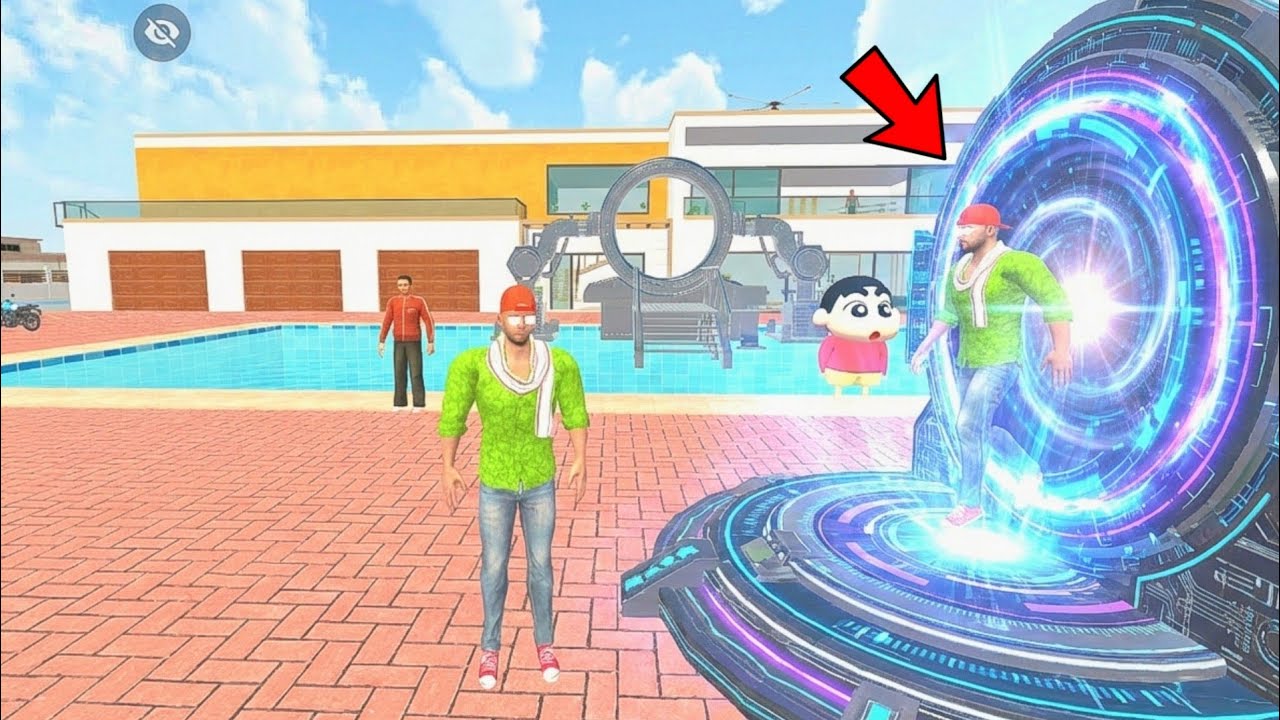 Jack And Shinchuu Found A Time Machine gadget🔥🤩 Indian theft aura simulator game