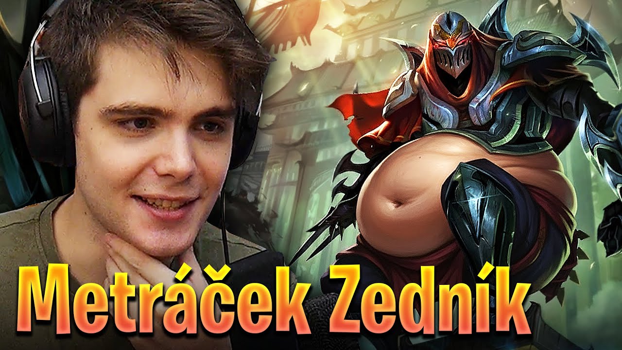 Zed po Vánocích.. už ho nikdo nezabije 🐷 (5,000 HP 500 AD)
