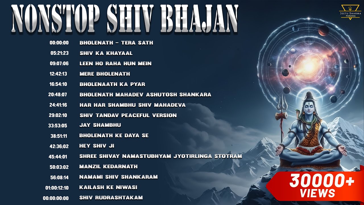1 Hour Nonstop Bholenath Songs | Mahadev Special Jukebox | Peaceful Shiv Bhajan | Jeetu Sharma