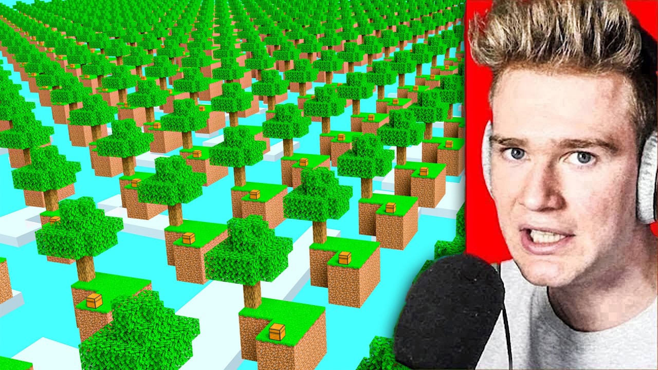 100 WIDZÓW na 100 SKYBLOCK 🤯 *KTO OSTATNI ZOSTANIE* | Minecraft Extreme