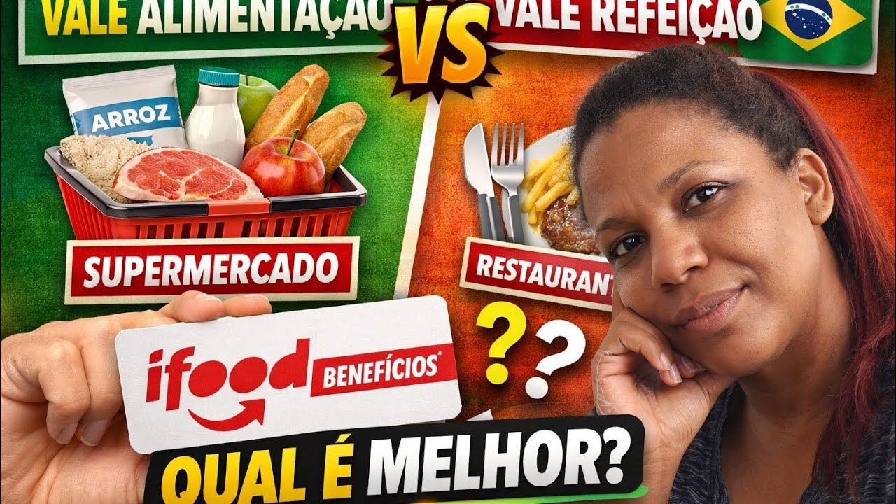 👉 ¿Vale Alimentação o Vale Refeição? 🤔 iFood Benefícios explicado 