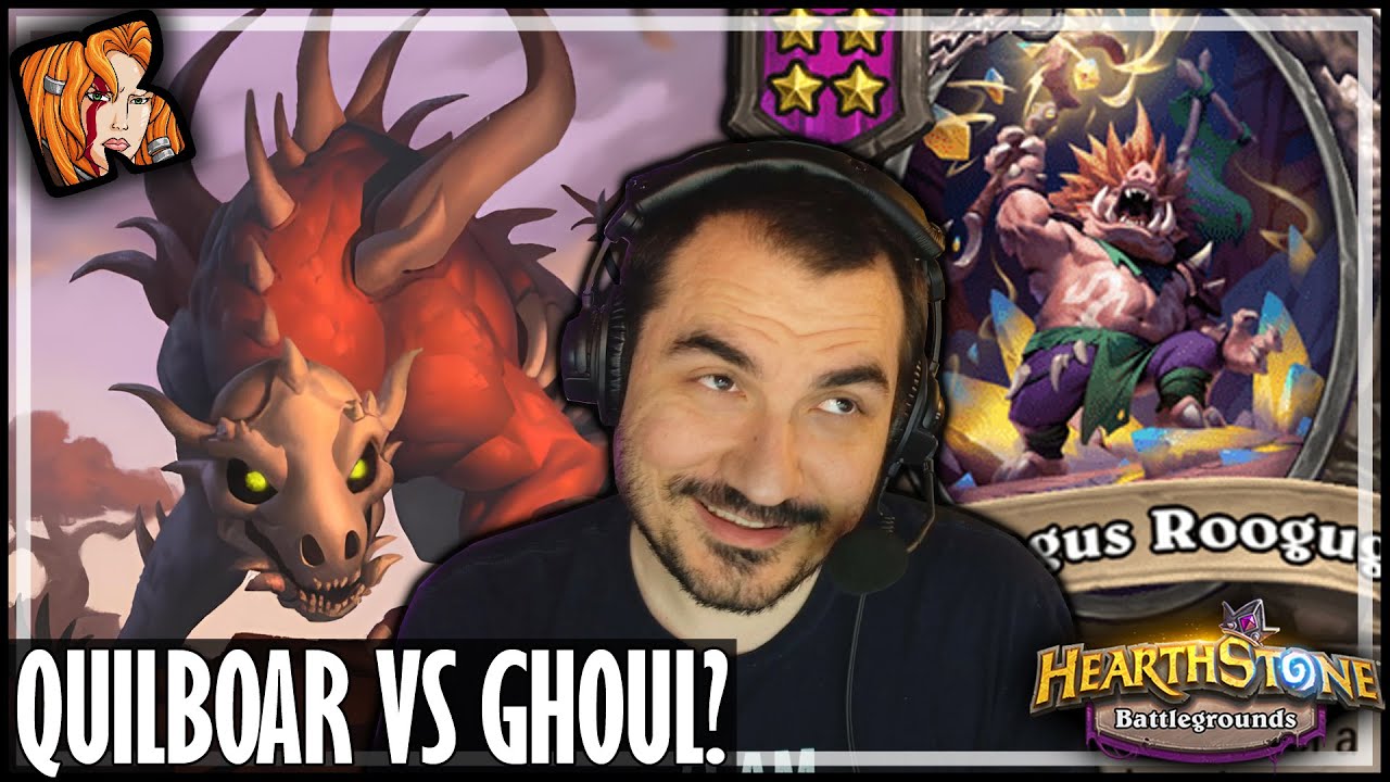 QUILBOAR VS GHOUL-ACABRA?! - Hearthstone Battlegrounds