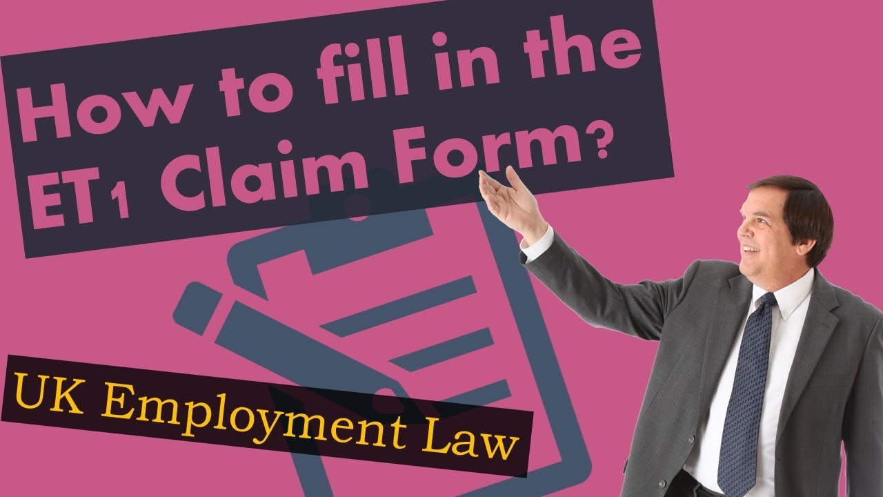 How to fill in the ET1 Claim Form?