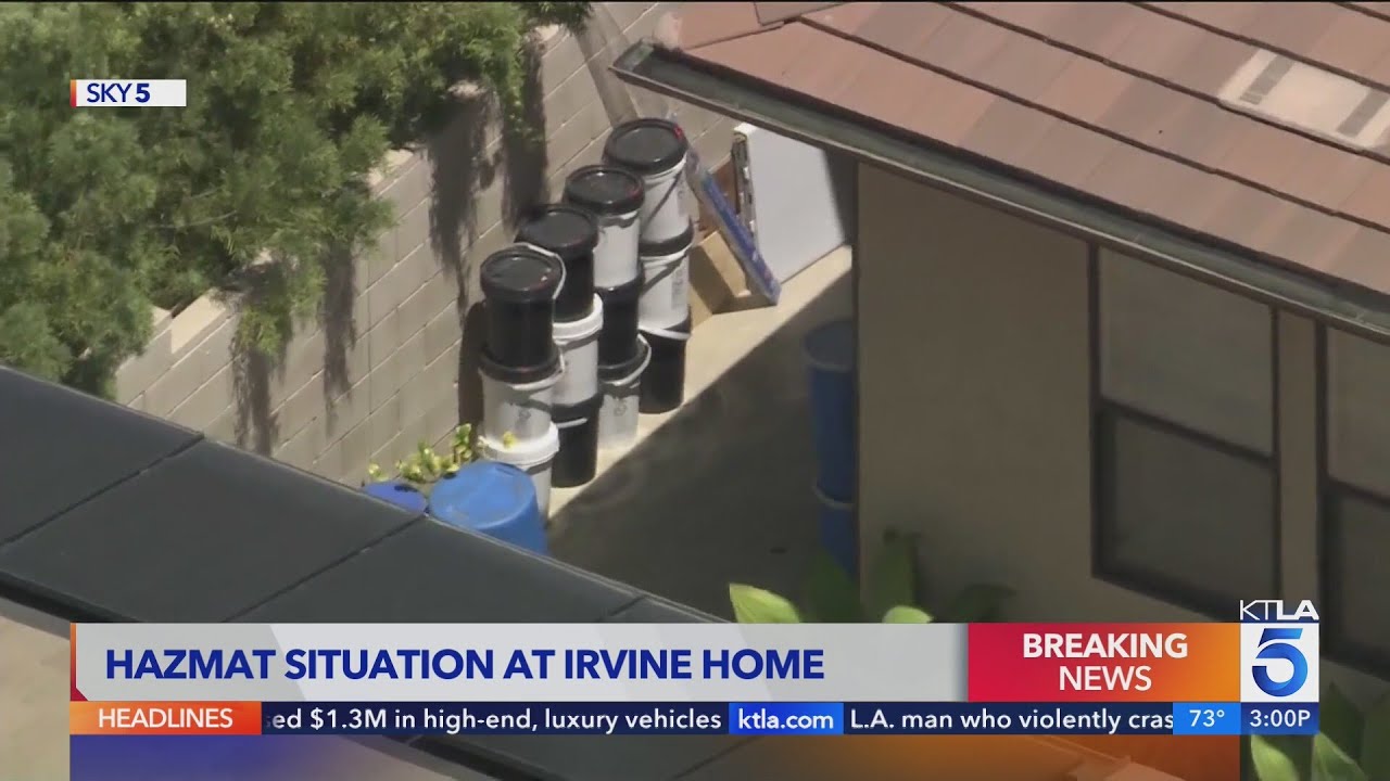 Hazmat investigated near Irvine home from teen science experiment probe