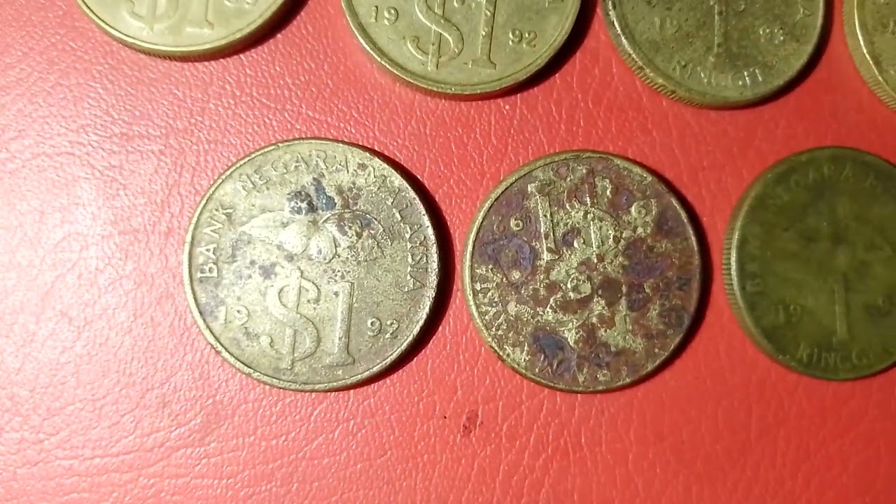 Malaysia old coins 1989 1992 1993 1994