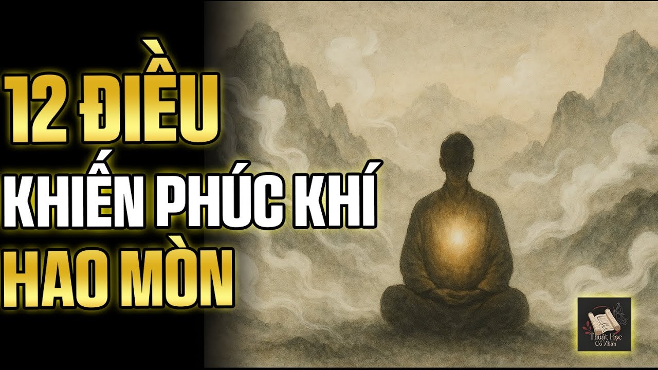 12 Điều Khiến Phúc Khí Hao Mòn – Khi Tâm Lệch, Trời Cũng Rời | Thuật Học Cổ Nhân