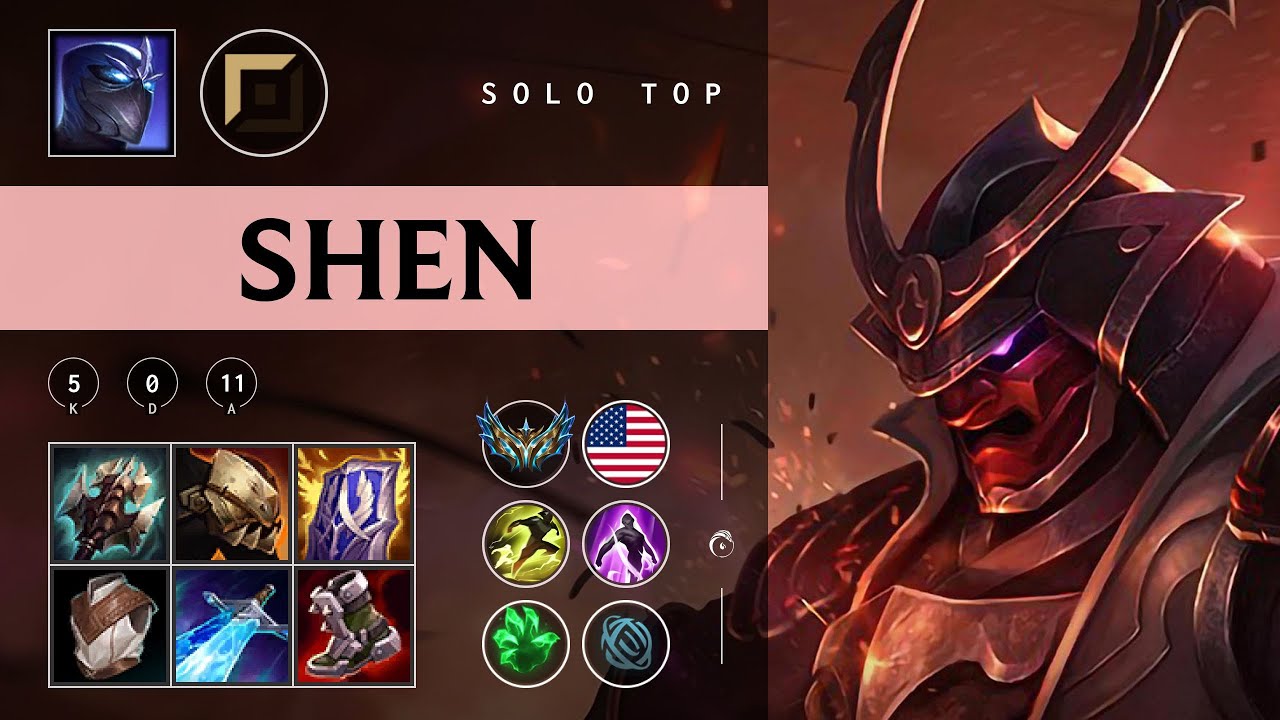 Shen Top vs Nocturne - NA Challenger Patch 25.24