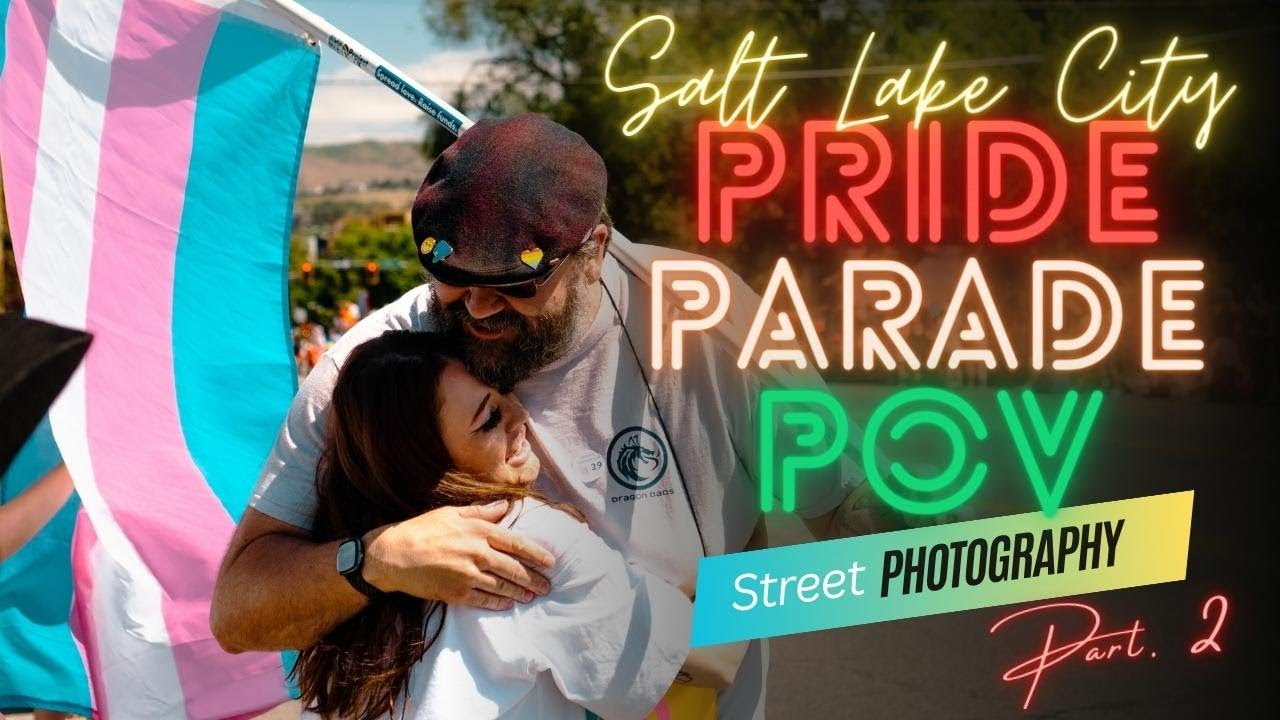 Pride Parade  Street Photography Vlog Journey #Part2 #Saltlakecity #vlog