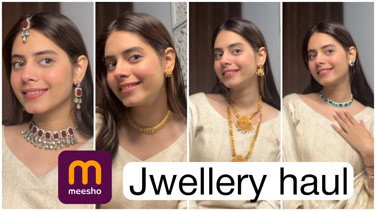 Cheapest  MEESHO jewellery haul ✨ | Kajal Choudhary