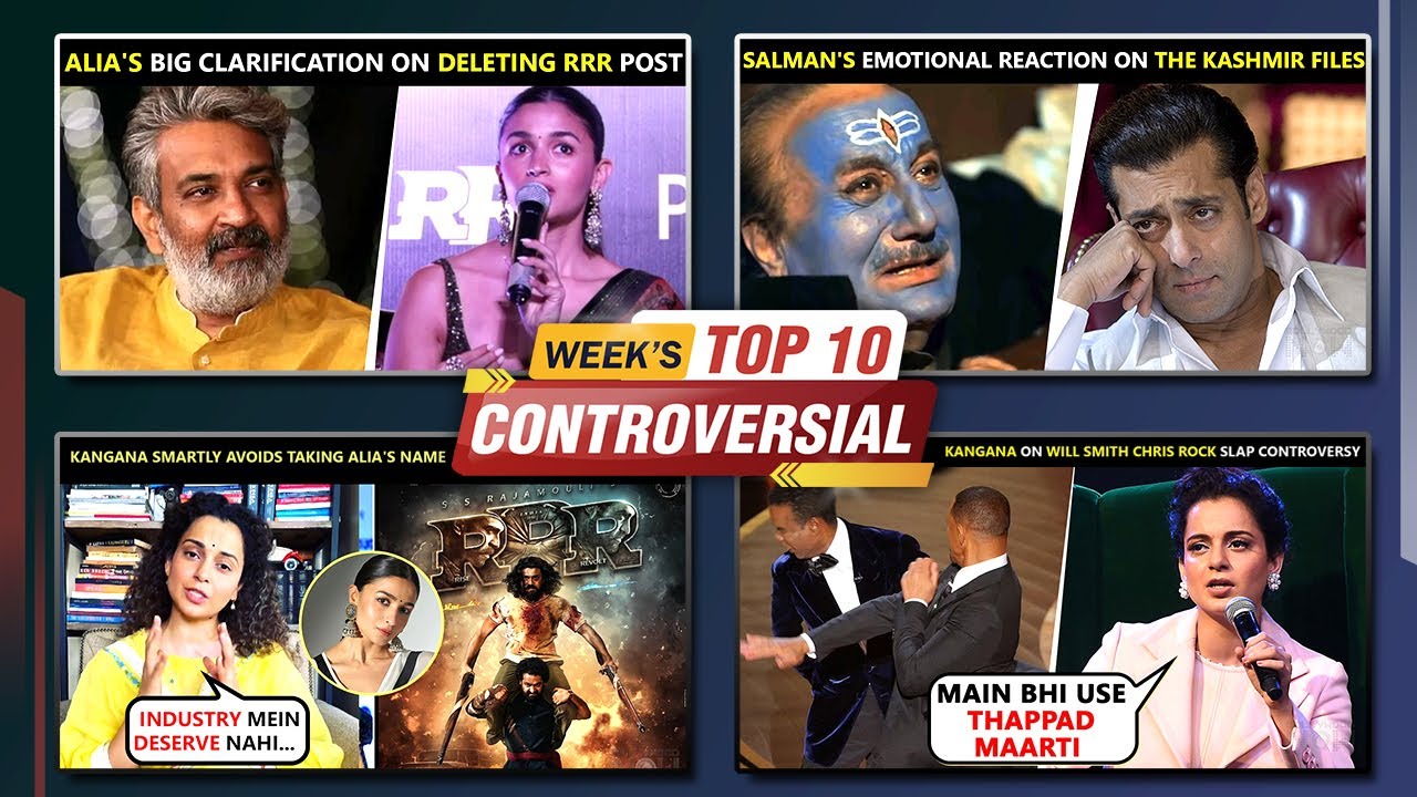 Kangana Takes A Dig At Karan, Alia's BIG Clarification, Salman On Kashmir Files | Week's Top 10 News
