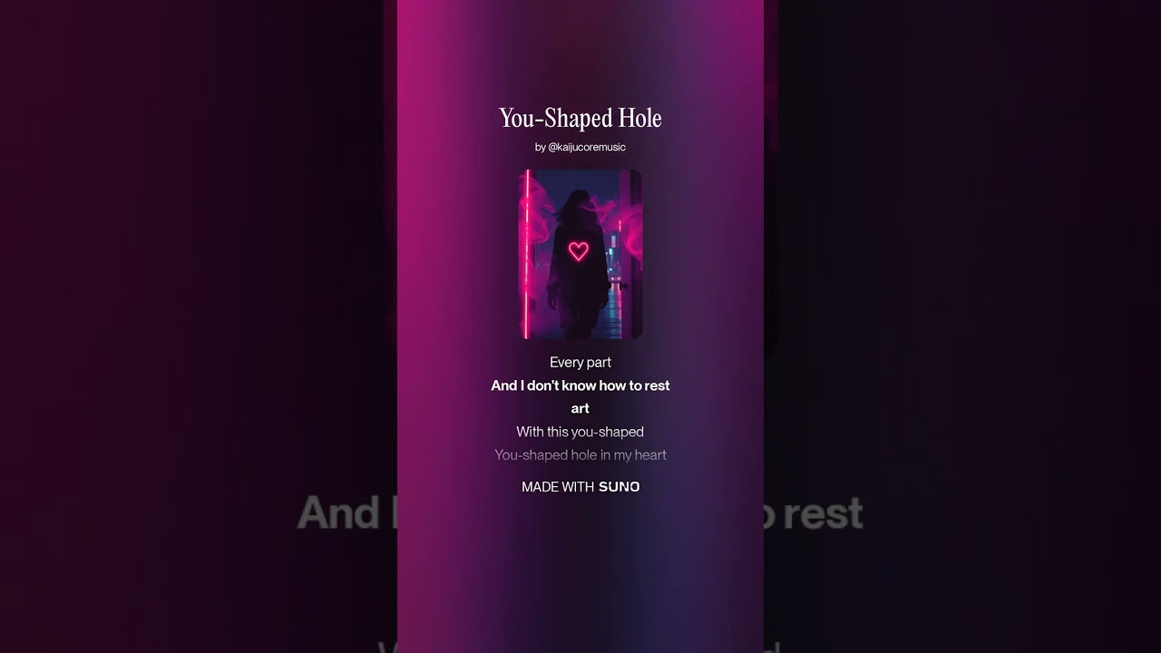 You Shaped Hole In My Heart