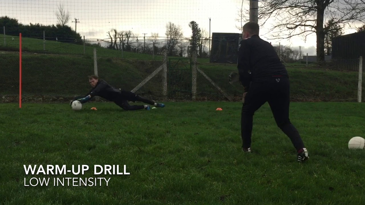 GAA Goalkeeping #3 Diving Technique - Warm-up & Drill