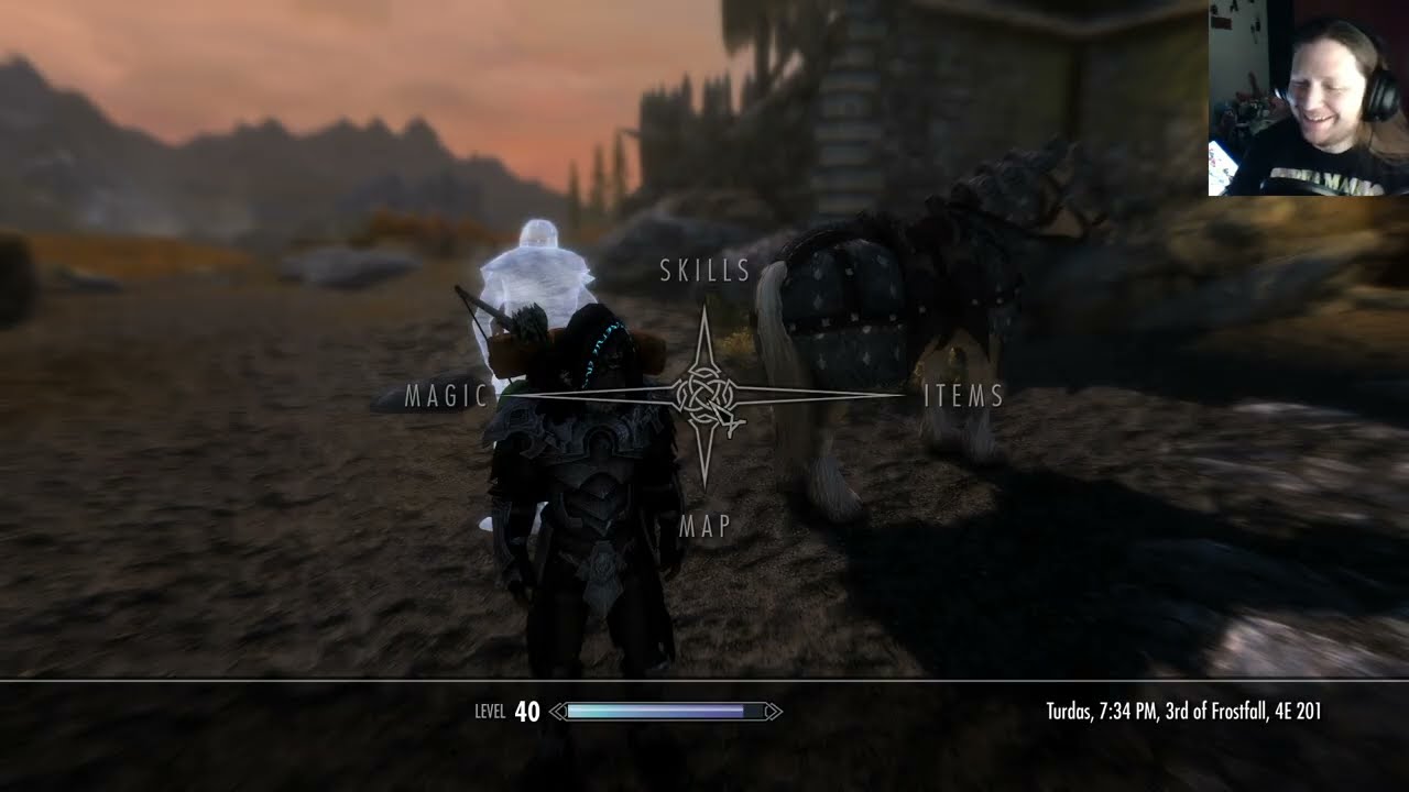 Doing laps around Skyrim (and maybe some actual quests) - Skyrim Permadeath