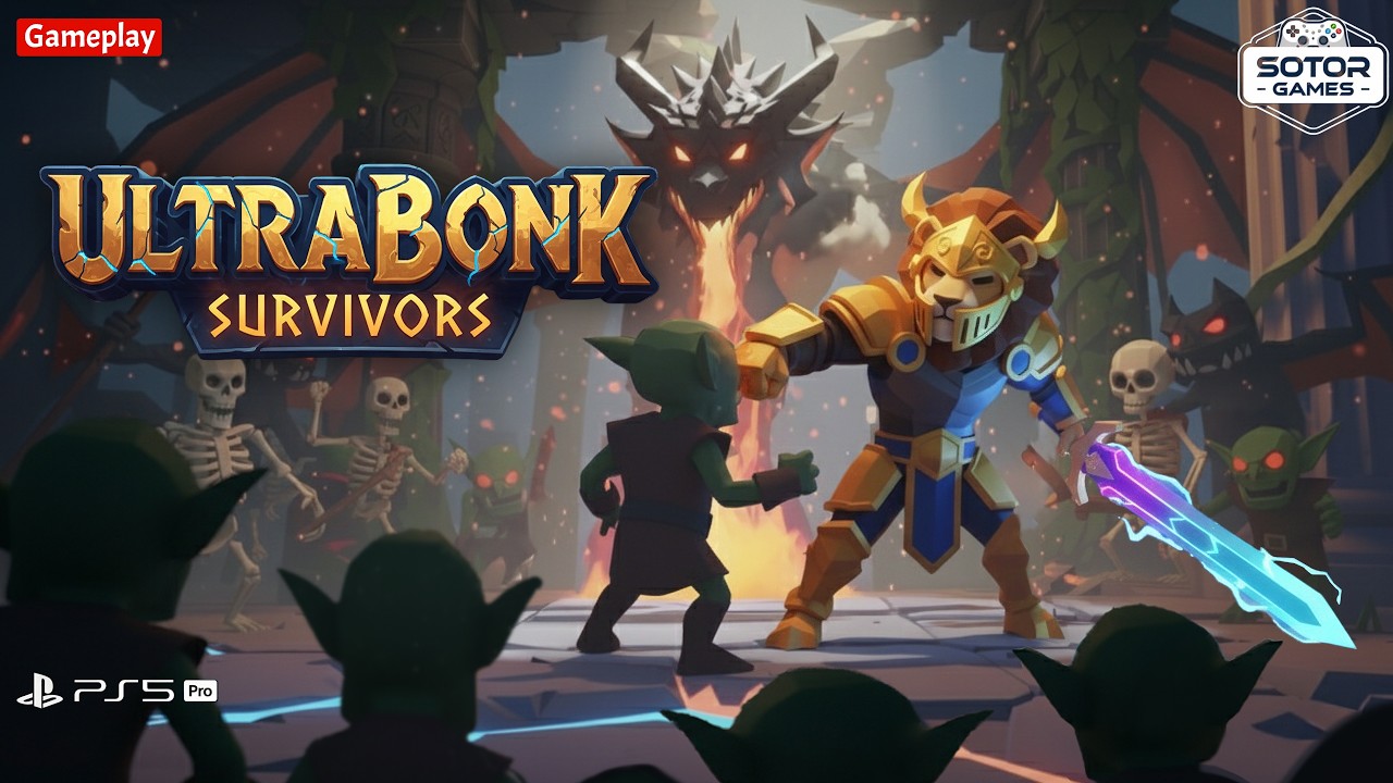 Ultra Bonk Survivors - Gameplay Walkthrough - PlayStation 5