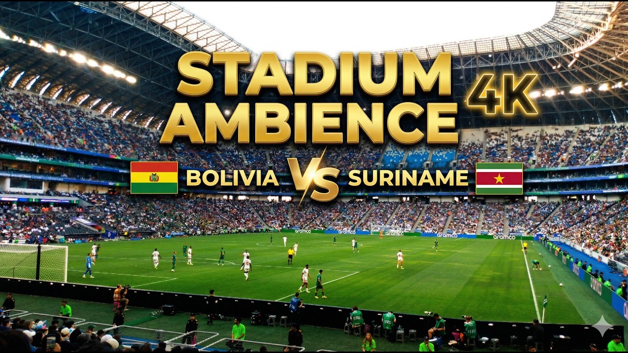 [ 4K ] Ambience Monterrey Stadium - World Cup 2026 Qualifiers Bolivia vs Suriname - Walking video