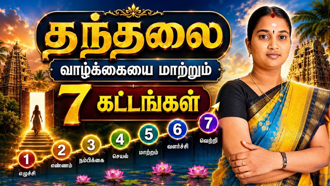 தந்தலை வாழ்க்கையை மாற்றும் 7 கட்டங்கள்#LifeTransformation#SelfConfidence#TamilSpiritual#PositiveLife