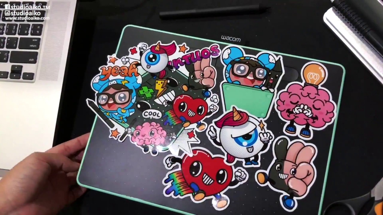 How to make stickers in 7 steps by Sikan Techakaruha aka S.Aiko