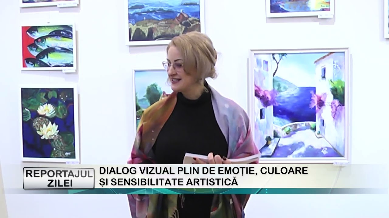 REPORTAJUL ZILEI 23 01 2026  DIALOG VIZUAL PLIN DE EMOȚIE, CULOARE ȘI SENSIBILITATE ARTISTICĂ