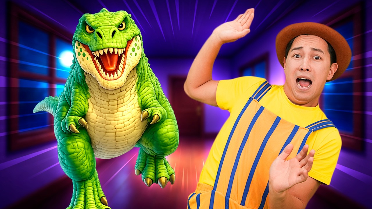 Динозавр в моей комнате! 🦖 +ЕЩЕ | Не бойся, малыш | Детские песни TigiBoo